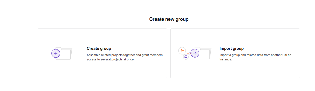 Press **Create group**